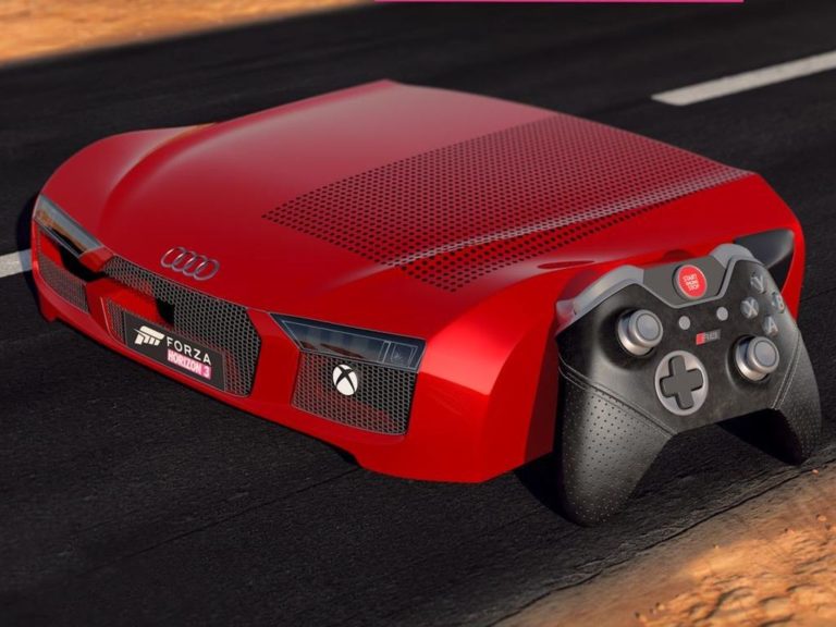 Witness the Audi R8-themed Xbox One S | Gamespresso