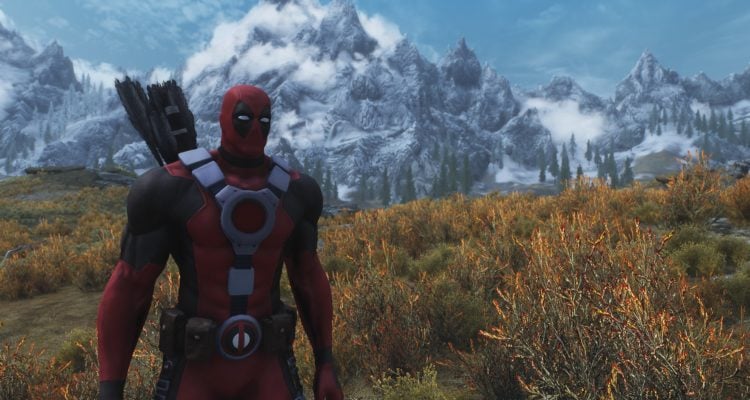 Skyrim Deadpool mod