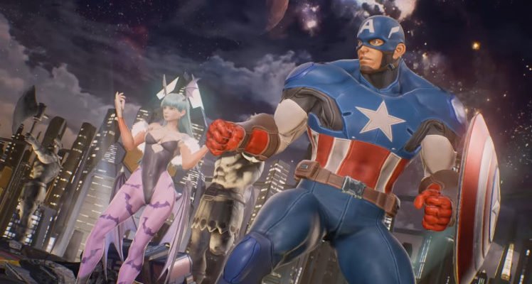 Marvel vs Capcom Infinite Captain America Morrigan